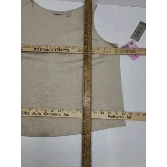 Nordstrom Silk Linen Shirt and Tank Women's Large New with Tags - Picture 7 of 9